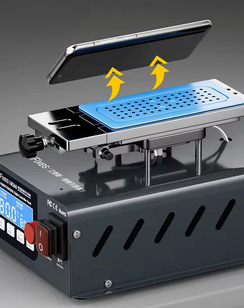 Compra la pantalla IFixes IR360 Rotary en Guatemala para reparaciones de pantallas LCD en talleres autorizados.