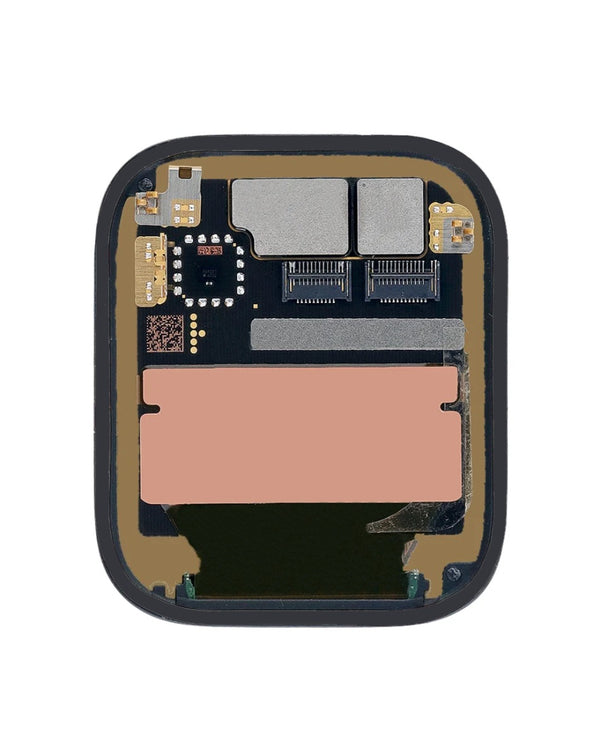 Reparación de pantalla OLED premium para iWatch Series 8 en Guatemala, con bracket incluido.