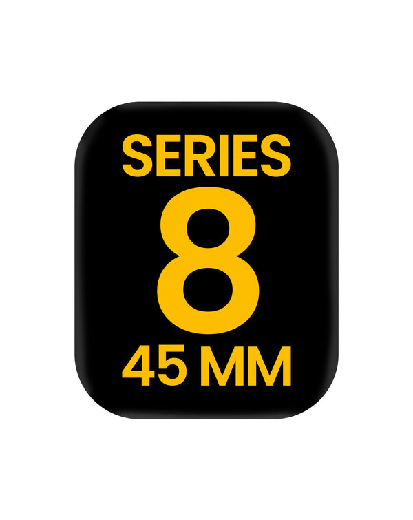 Reparación de pantalla OLED para iWatch Series 8 (45mm) con bracket en Guatemala.