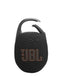 Altavoz JBL Clip 5 negro ultra-portátil impermeable ideal para tus aventuras acuáticas en Guatemala.