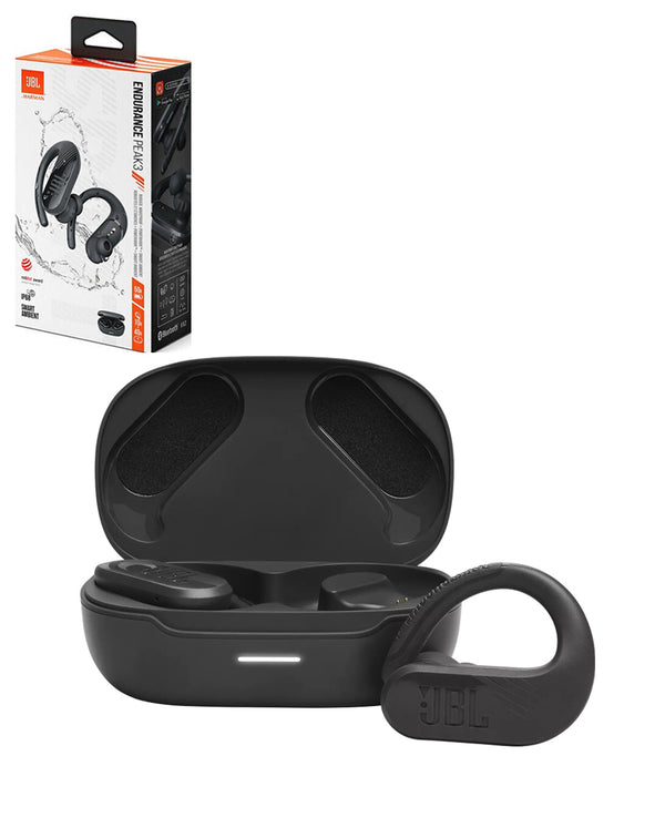 Compra los auriculares true wireless JBL Endurance Peak 3 Negro en Guatemala, al mejor precio de mayorista.