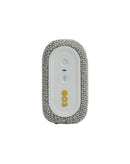 Encuentra el altavoz inalámbrico JBL Go 3 ECO WHITE en Guatemala para disfrutar de un audio de calidad en cualquier lugar.
