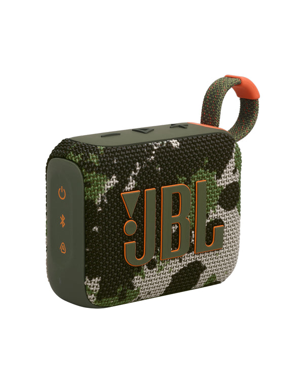 Altavoz Bluetooth portátil JBL Go 4 CAMO perfecto para tus aventuras en Guatemala, encuentra el mejor precio en mayoristas y tiendas de reparación de dispositivos electrónicos.