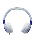 Compra los audífonos supraaurales inalámbricos JBL JR320BT para niños en Guatemala en color azul en SlowBack, tu tienda de confianza.