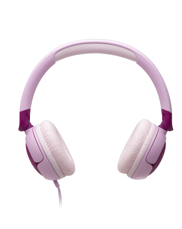 Encuentra los audífonos supraaurales inalámbricos para niños JBL JR320BT en color morado en Guatemala.