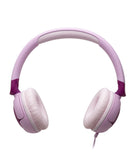 Encuentra los audífonos supraaurales inalámbricos para niños JBL JR320BT en color morado en Guatemala.