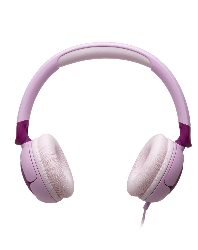 Encuentra los audífonos supraaurales inalámbricos para niños JBL JR320BT en color morado en Guatemala.
