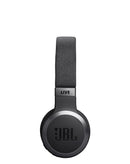 Auriculares inalámbricos JBL Live 670NC negros over-ear con cancelación de ruido adaptativa, diseño elegante y almohadillas suaves.