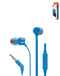 Encuentra auriculares JBL Tune 110 con cable de color azul en Guatemala al mejor precio en la tienda de audio autorizada más cercana.
