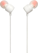 Compra los auriculares JBL Tune 110 con cable en color blanco en Guatemala, ¡calidad y sonido garantizados!