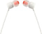 Compra los auriculares JBL Tune 110 con cable en color blanco en Guatemala, ¡calidad y sonido garantizados!