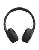Audífonos inalámbricos JBL Tune 670NC negros, sobre oreja, con cancelación de ruido activa.