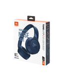 Auriculares inalámbricos JBL Tune 670NC azules con cancelación de ruido, diadema ajustable y almohadillas suaves.