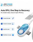 Puerto de carga DFU JCID para reparación de iPhone 8-16 Pro Max, iPad y Mac.
