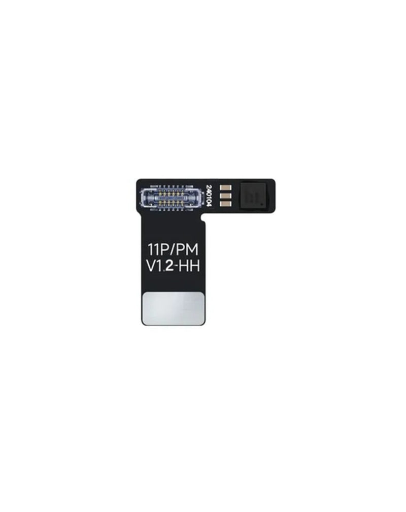 Reparación de cable flex FPC JC ID sin desmontaje para Face ID de iPhone 11 Pro / 11 Pro Max en Guatemala.