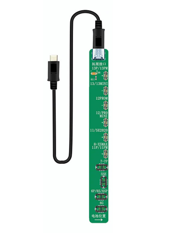 Encuentra la batería extendida JC ID para iPhone 6 a 13 Pro Max en Guatemala, venta al por mayor y reparación de baterías en talleres especializados.