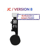 Encuentra en Guatemala flex cables de repuesto para botón de inicio de iPhone 8P/8/SE(2020)/7P/7 en color negro y de la versión JC 8.