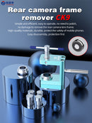 Herramienta especializada para remover el marco de la cámara trasera JTX CK9, disponible en Guatemala.