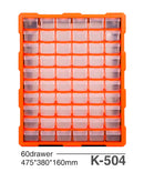 Compra la caja de almacenamiento Kailiwei K-504 con 60 cajones para organizar tus cosas en Guatemala.
