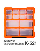Caja de almacenamiento Kailiwei K-521 con 12 cajones para organizar tus objetos en Guatemala.
