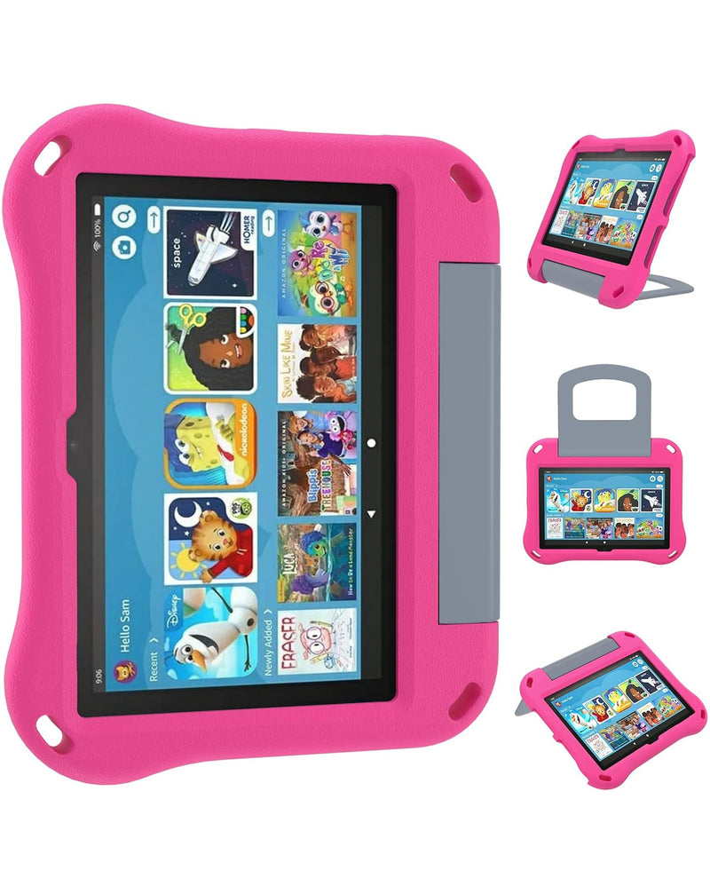 Encuentra la funda shockproof EVA Lightweit con soporte de asa HOT PINK para Kindle Fire Max 11 (2023) en Guatemala.