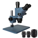 Encuentra el microscopio trinocular HD Kaisi KS-36565A 6.5-65X en Guatemala, ideal para reparaciones detalladas y trabajos de precisión.