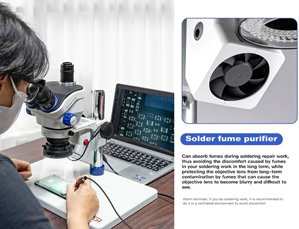 Compra el microscopio de soldadura profesional Kaisi TX-350E en Guatemala para tus reparaciones con la mejor calidad.