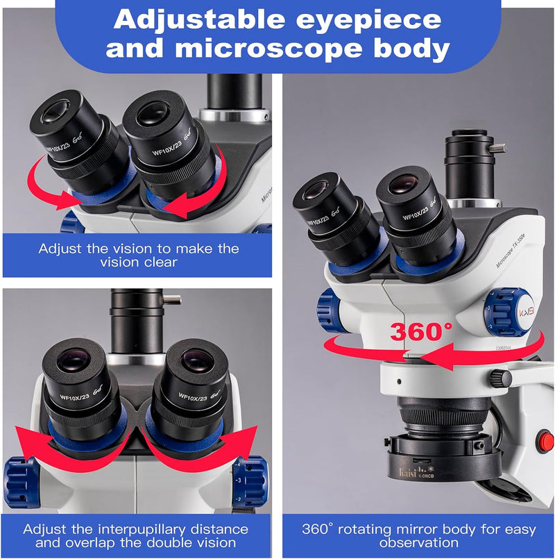 Compra el microscopio de soldadura profesional Kaisi TX-350E en Guatemala para tus reparaciones con la mejor calidad.