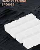 Esponja de limpieza nano LANRUI LR-A9, blanca y rectangular, ideal para una limpieza profunda y eficaz.