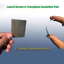 Almohadilla de aislamiento térmico LANRUI Screen IC para trasplante de CPU, paquete de 5 accesorios electrónicos SlowBack.
