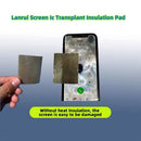 Almohadilla de aislamiento térmico LANRUI Screen IC para trasplante de CPU, paquete de 5 accesorios electrónicos SlowBack.