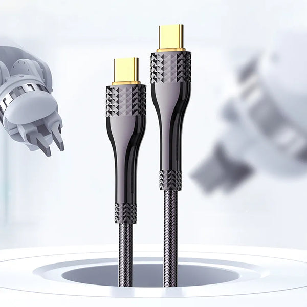 Encuentra el cable de carga LDNIO LC651c (GREY) de 100W de 3 pies en Guatemala para reparaciones de puerto de carga con Fast Charging.