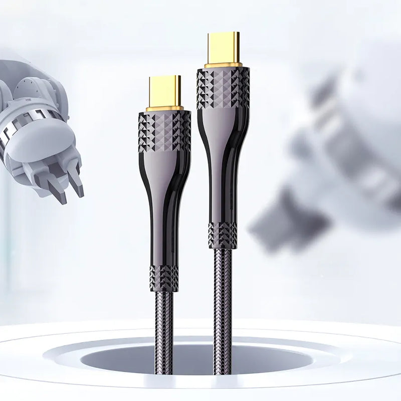 Encuentra el cable de carga LDNIO LC651c (GREY) de 100W de 3 pies en Guatemala para reparaciones de puerto de carga con Fast Charging.