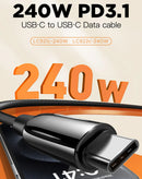 Encuentra el puerto de carga LDNIO LC921-240W PD-3.1 en Guatemala para una carga rápida de 240W con USB C-C.
