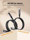 Compra el puerto de carga LDNIO LC921-240W PD-3.1 USB C-C en Guatemala para una carga rápida y eficiente.