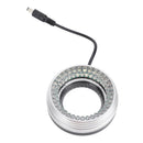 Lámpara anular ajustable de 72 LED de alta luminosidad para microscopio en Guatemala.
