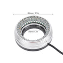 Lámpara anular ajustable de 72 LED de alta luminosidad para microscopio en Guatemala.