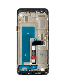 Encuentra el marco de pantalla negro para LG K30 2019, Aristo 4+ y otros modelos en Guatemala, ideal para reparaciones en talleres autorizados.