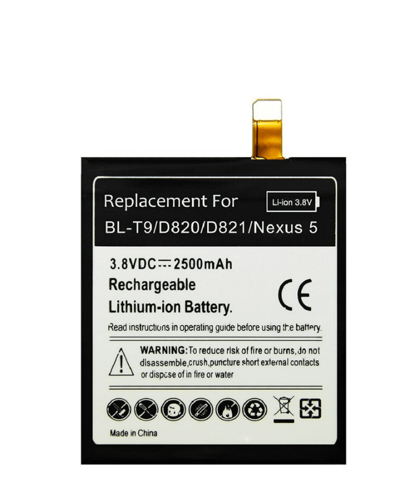 Batería LG Nexus 5 (BL-T9) en Guatemala, repuestos originales y servicio de reparación de baterías en talleres especializados.