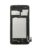 Pantalla con marco LG K4 (M150 / 2017) / Fortune M153 / Phoenix 3 M150 de color negro para reparaciones en Guatemala.