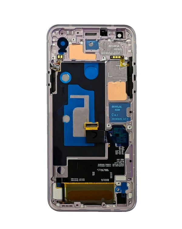 Encuentra una pantalla con marco plateado para LG Q7+ o Q7 Alpha en Guatemala, ideales para reparaciones en talleres especializados.