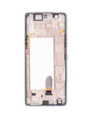 Reparación de pantalla con marco plateado para LG Stylo 6/K71 en Guatemala.