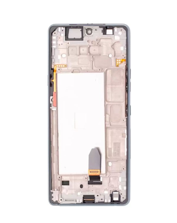Reparación de pantalla con marco plateado para LG Stylo 6/K71 en Guatemala.
