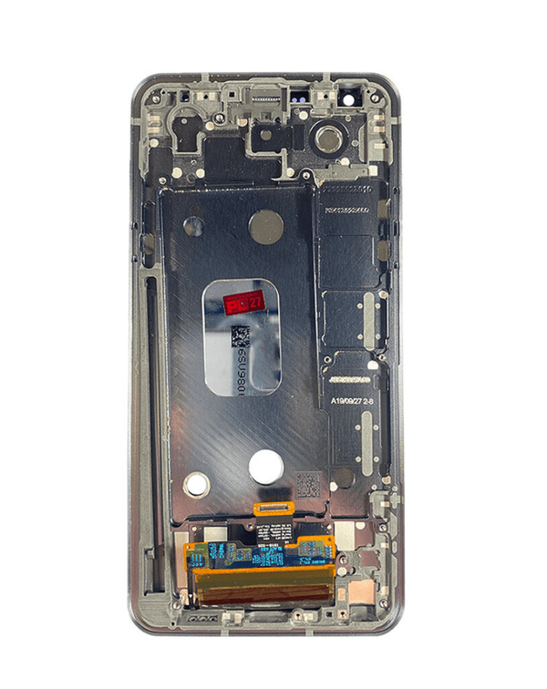 Compra la pantalla con marco premium en color Aurora Black para LG Stylo 5 en Guatemala, ideal para reparaciones y con la mejor calidad disponible en el mercado.