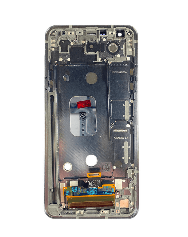 Compra la pantalla con marco premium en color Aurora Black para LG Stylo 5 en Guatemala, ideal para reparaciones y con la mejor calidad disponible en el mercado.