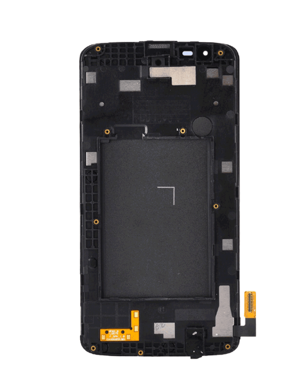 Pantalla con marco blanca para LG Treasure LTE disponible en Guatemala, perfecta para reparaciones en talleres y mayoristas.