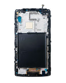 Encuentra pantalla con marco LG V10 (H900) de color negro en Guatemala, ideal para reparaciones en talleres especializados.