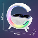 Encuentra en Guatemala el cargador inalámbrico multifuncional 3 en 1 con bocina Bluetooth y luz nocturna de SlowBack.