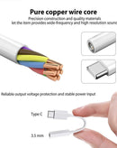 Encuentra el adaptador de audio AUX femenino LDNIO LSY80c Type C en Guatemala para conectar tus dispositivos de forma práctica.