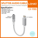 Encuentra el adaptador Lightning a AUX LDNIO LSY80i en Guatemala para conectar tus dispositivos de audio fácilmente.